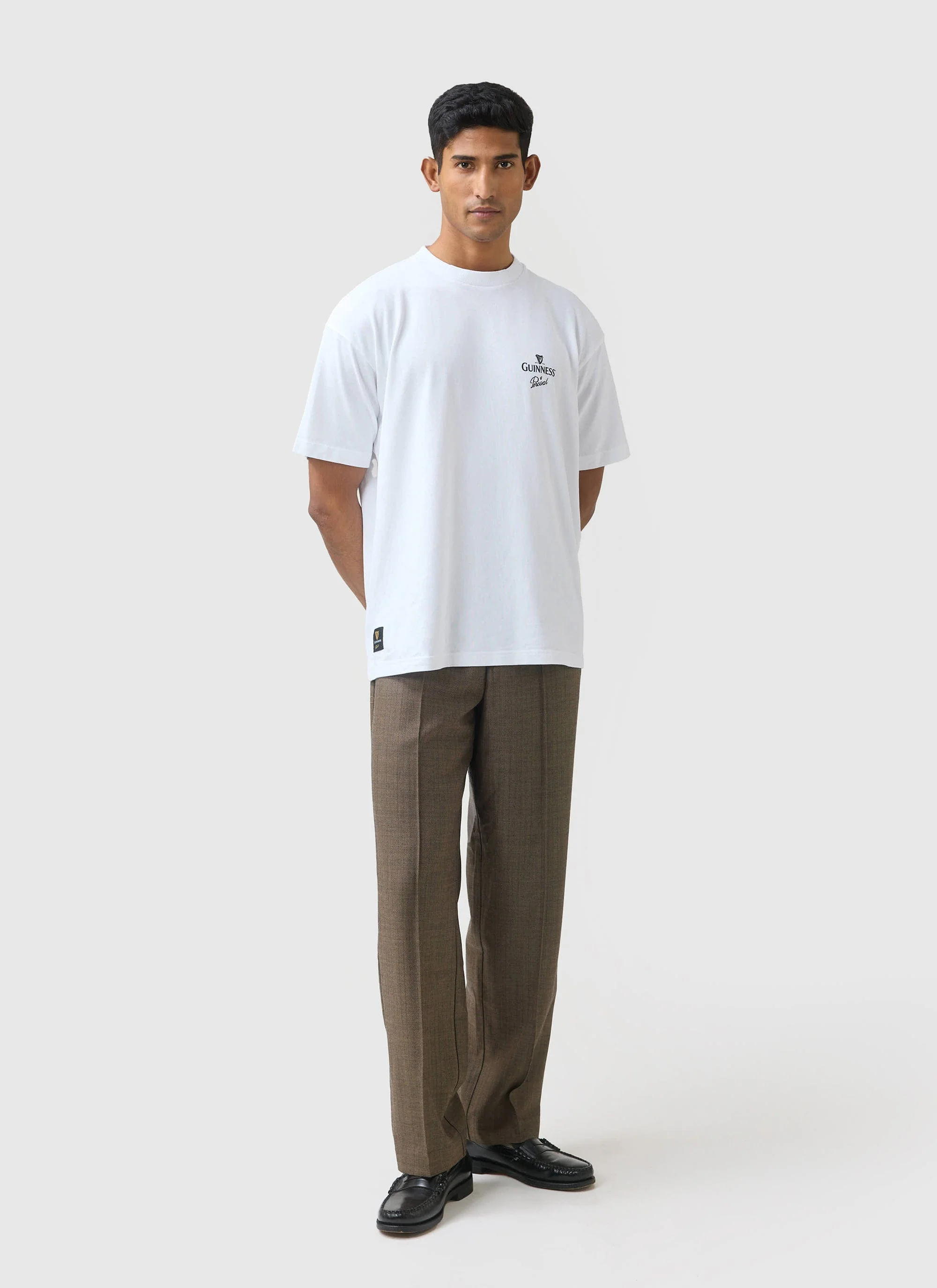 Soloist Oversized T Shirt | Guinness x Percival | White - Image 5