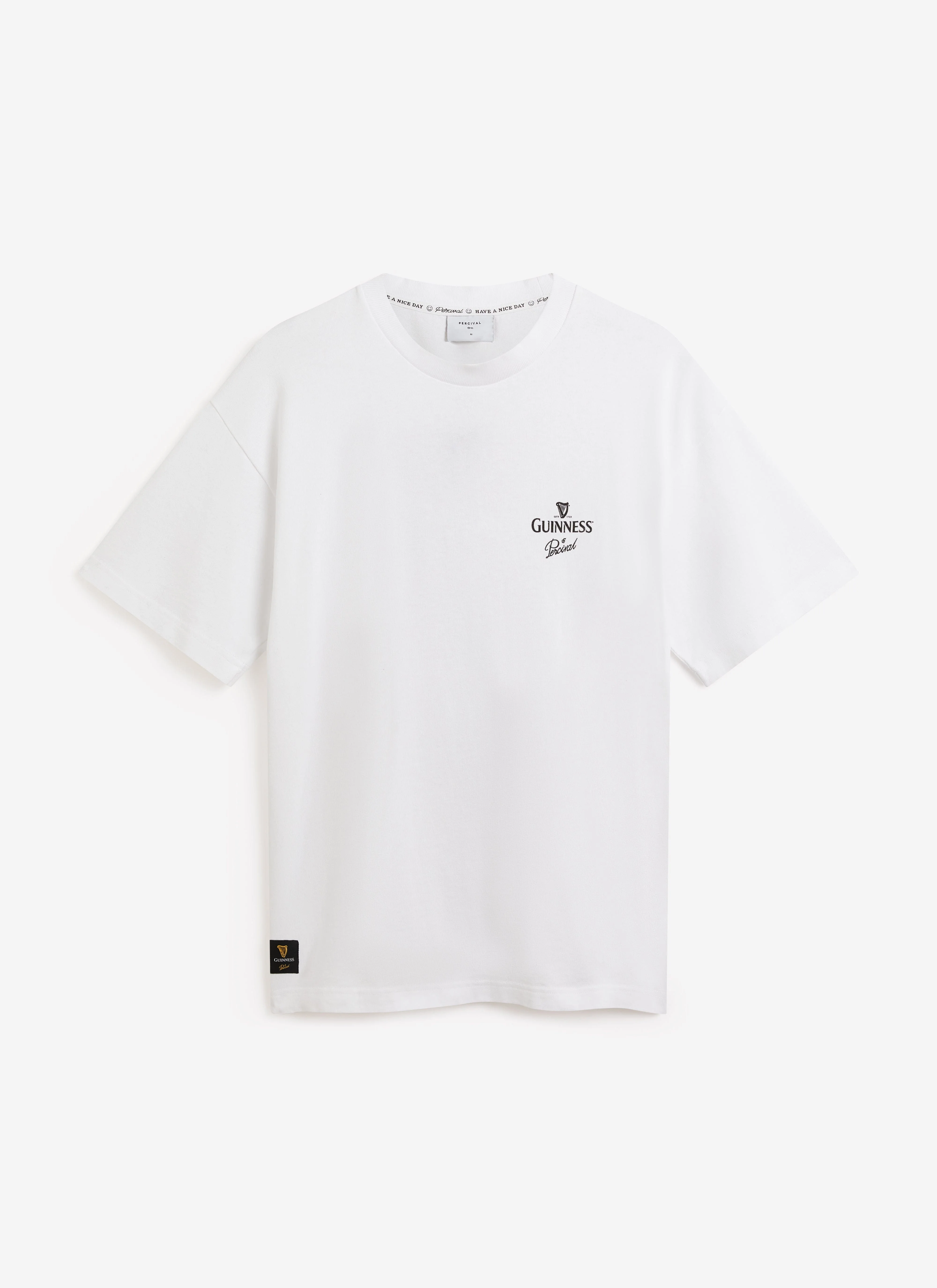 Soloist Oversized T Shirt | Guinness x Percival | White - Image 7