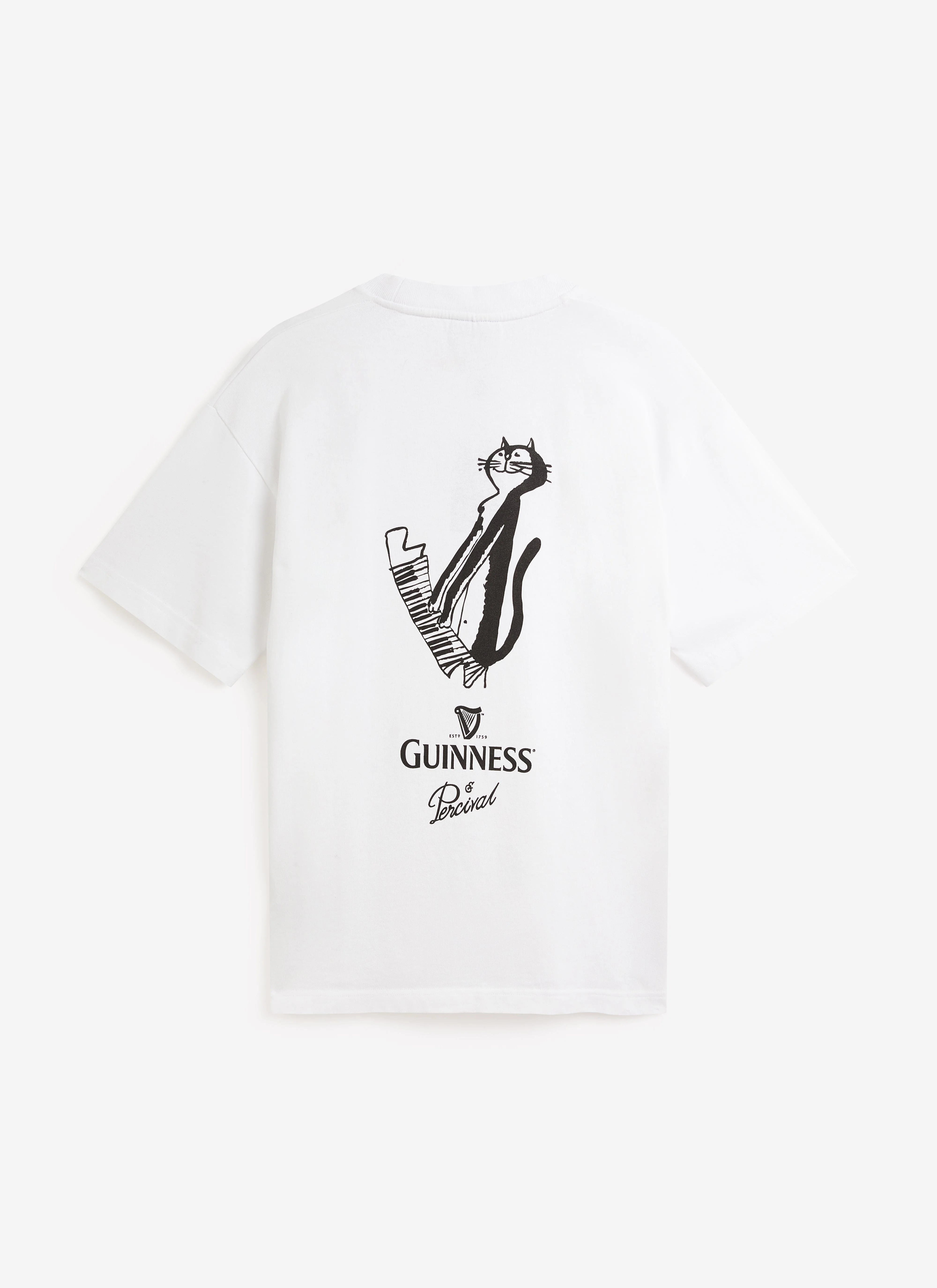 Soloist Oversized T Shirt | Guinness x Percival | White - Image 8