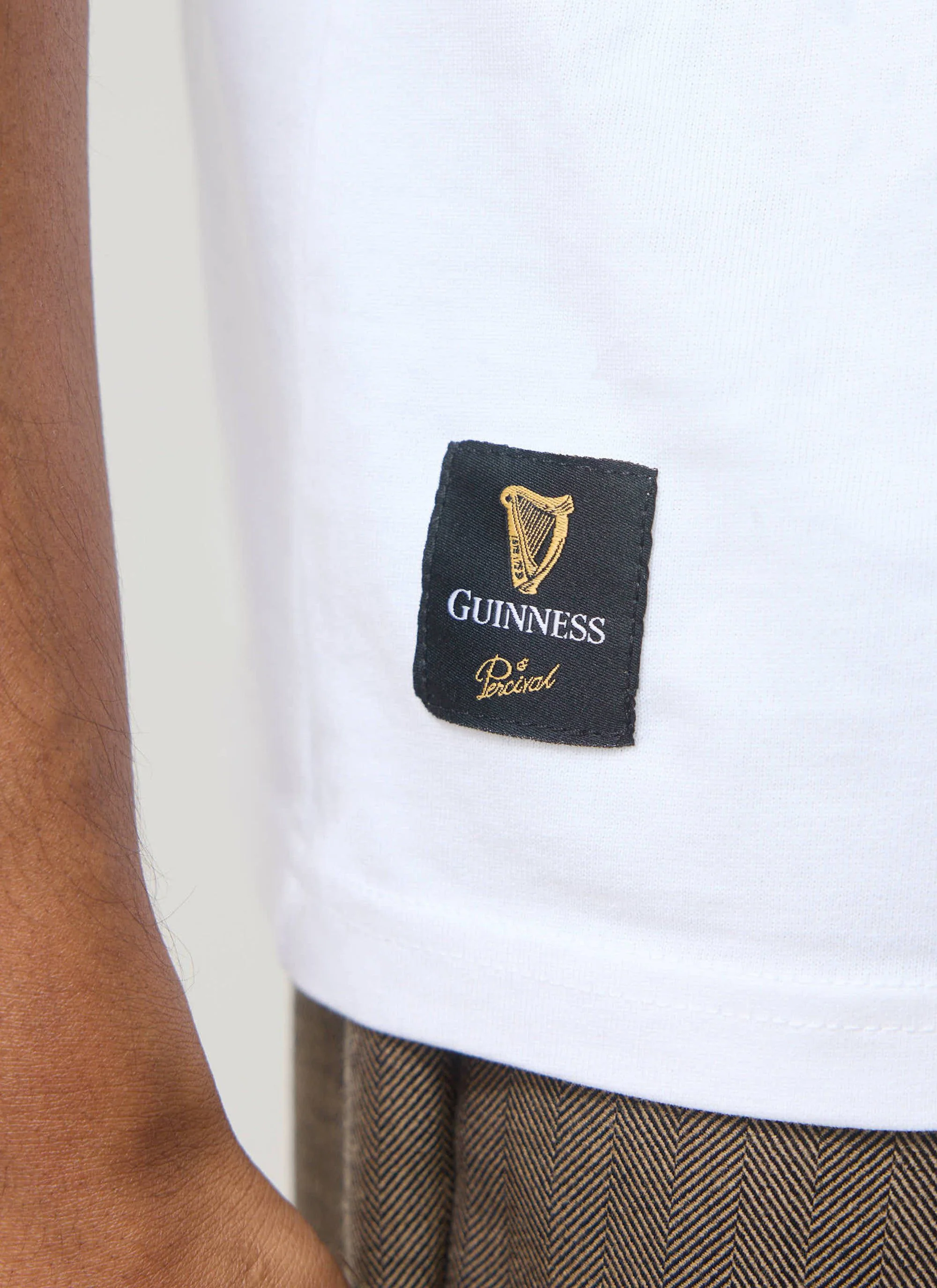 Stout T Shirt | Guinness x Percival | White - Image 4