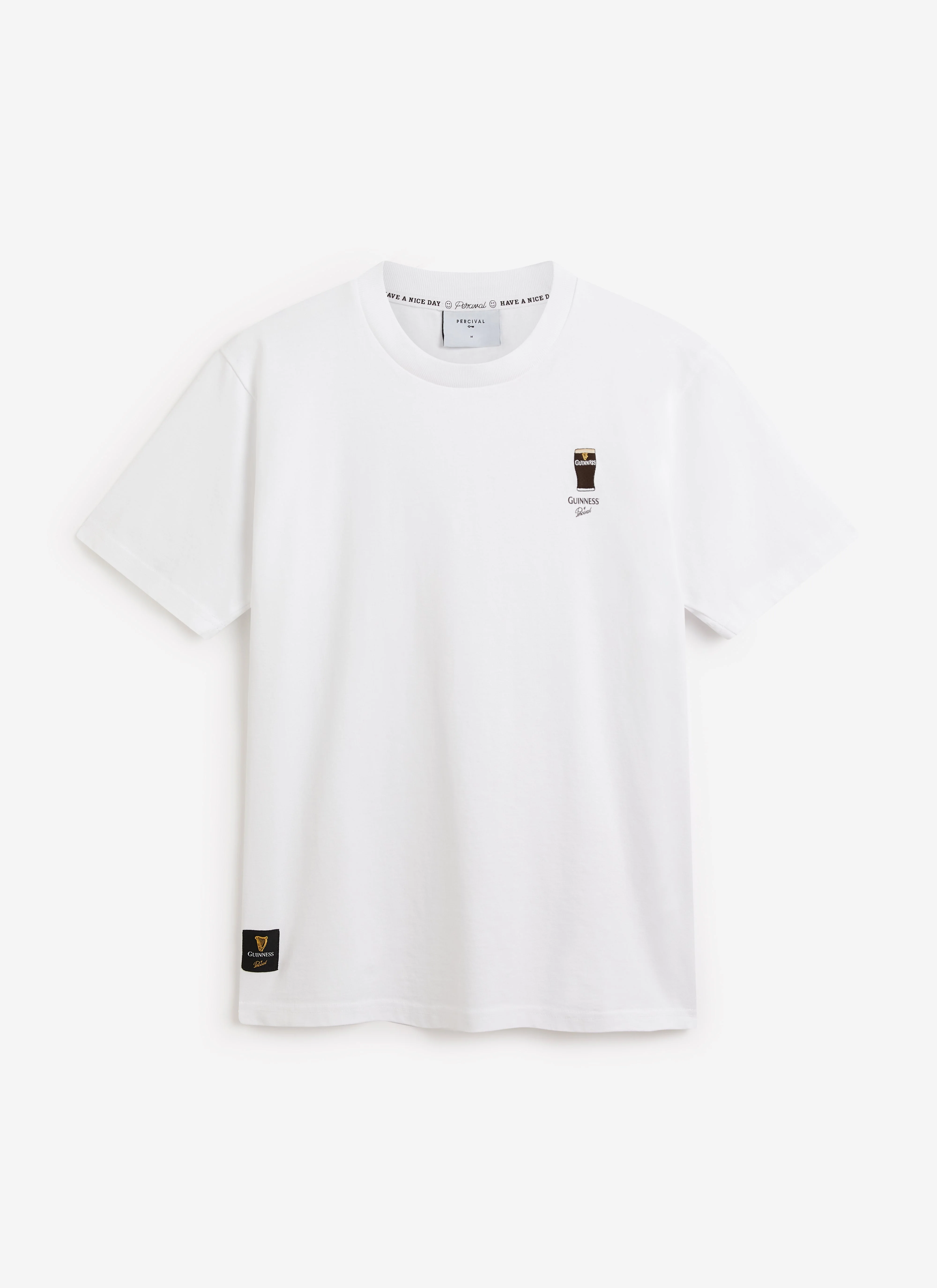 Stout T Shirt | Guinness x Percival | White - Image 5