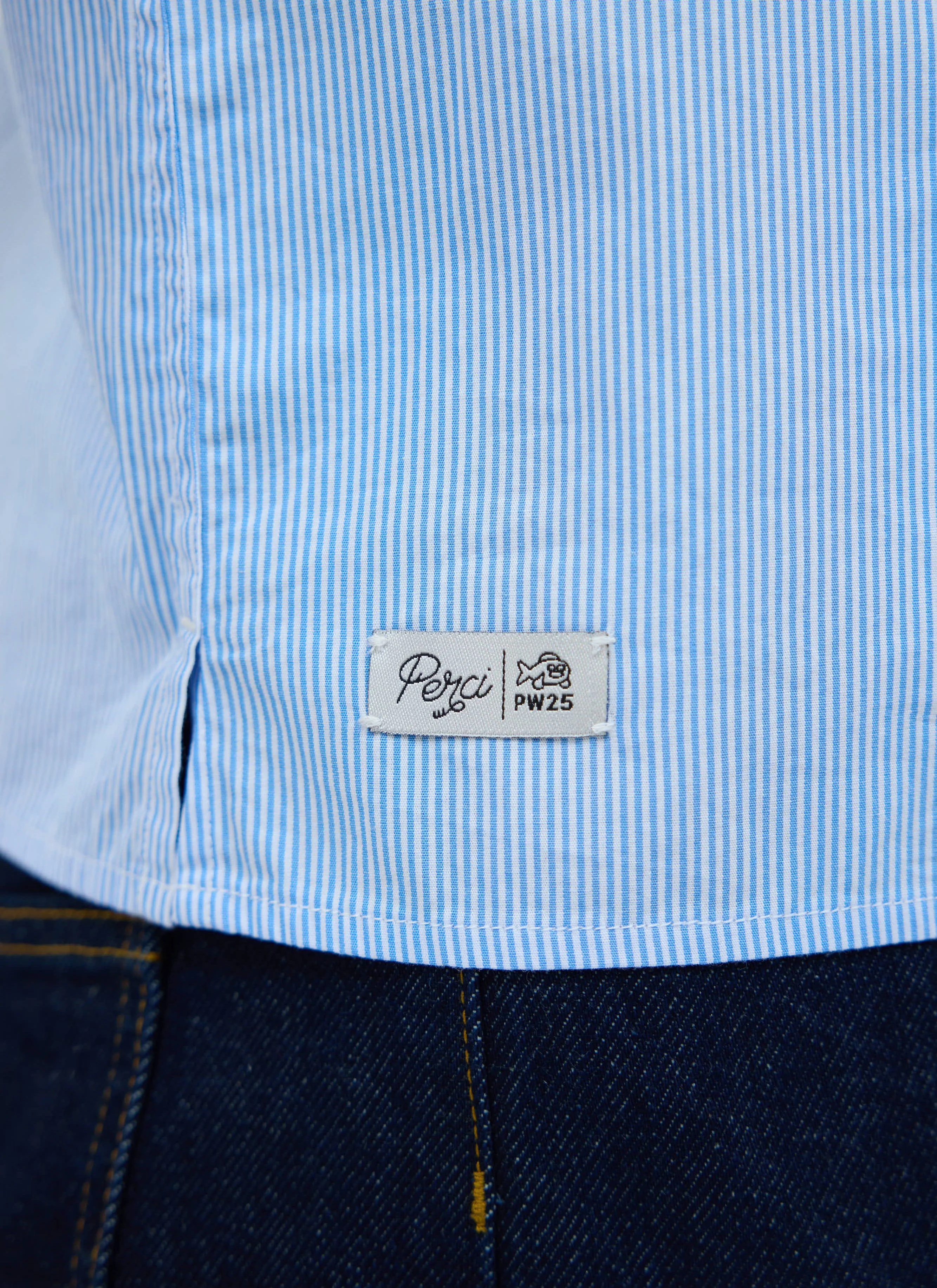 Sunflower Stripe Shirt | Cotton | Blue Stripe - Image 6