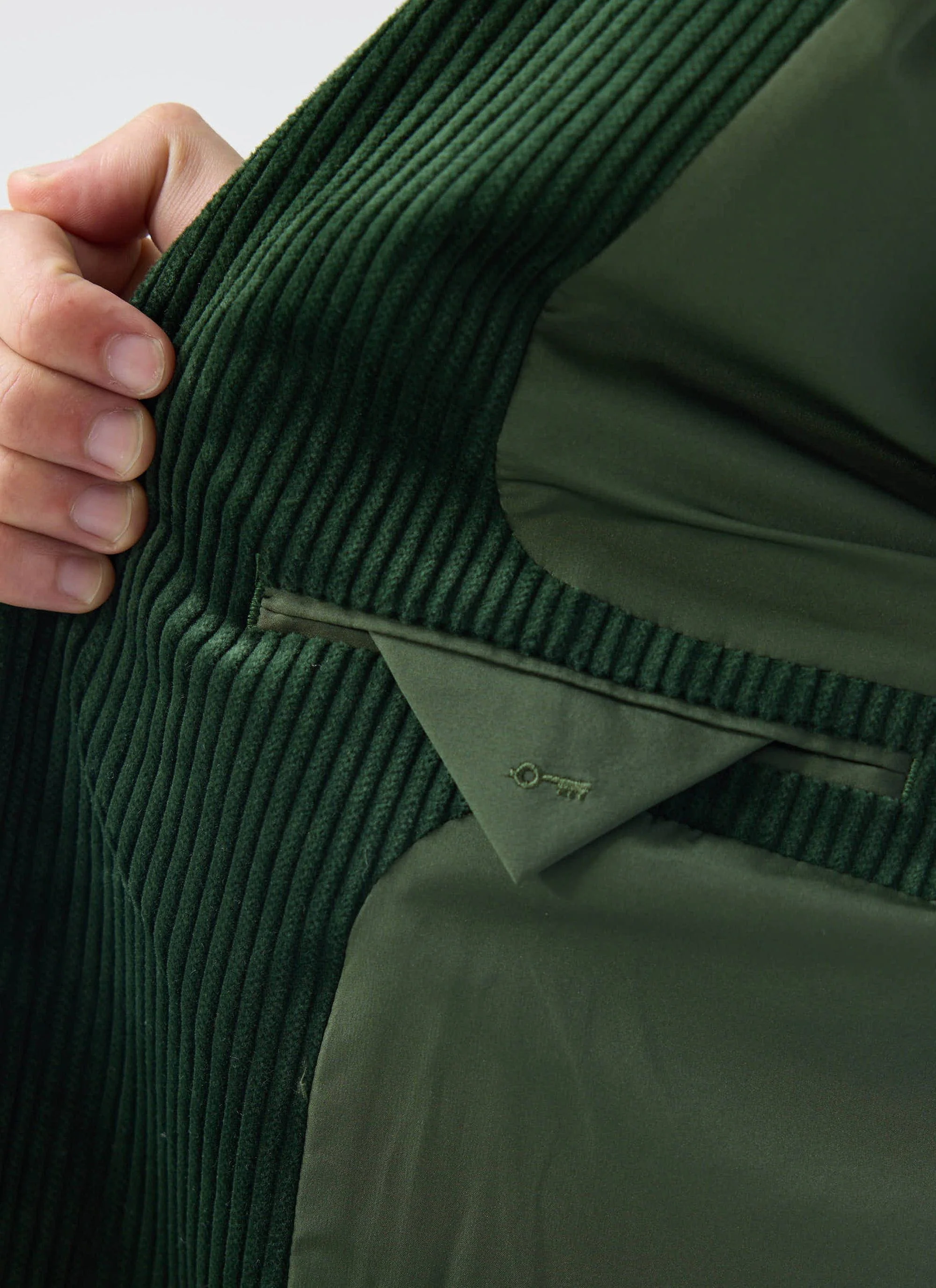 Tailored Blazer | Chunky Cord | Forest - Image 10