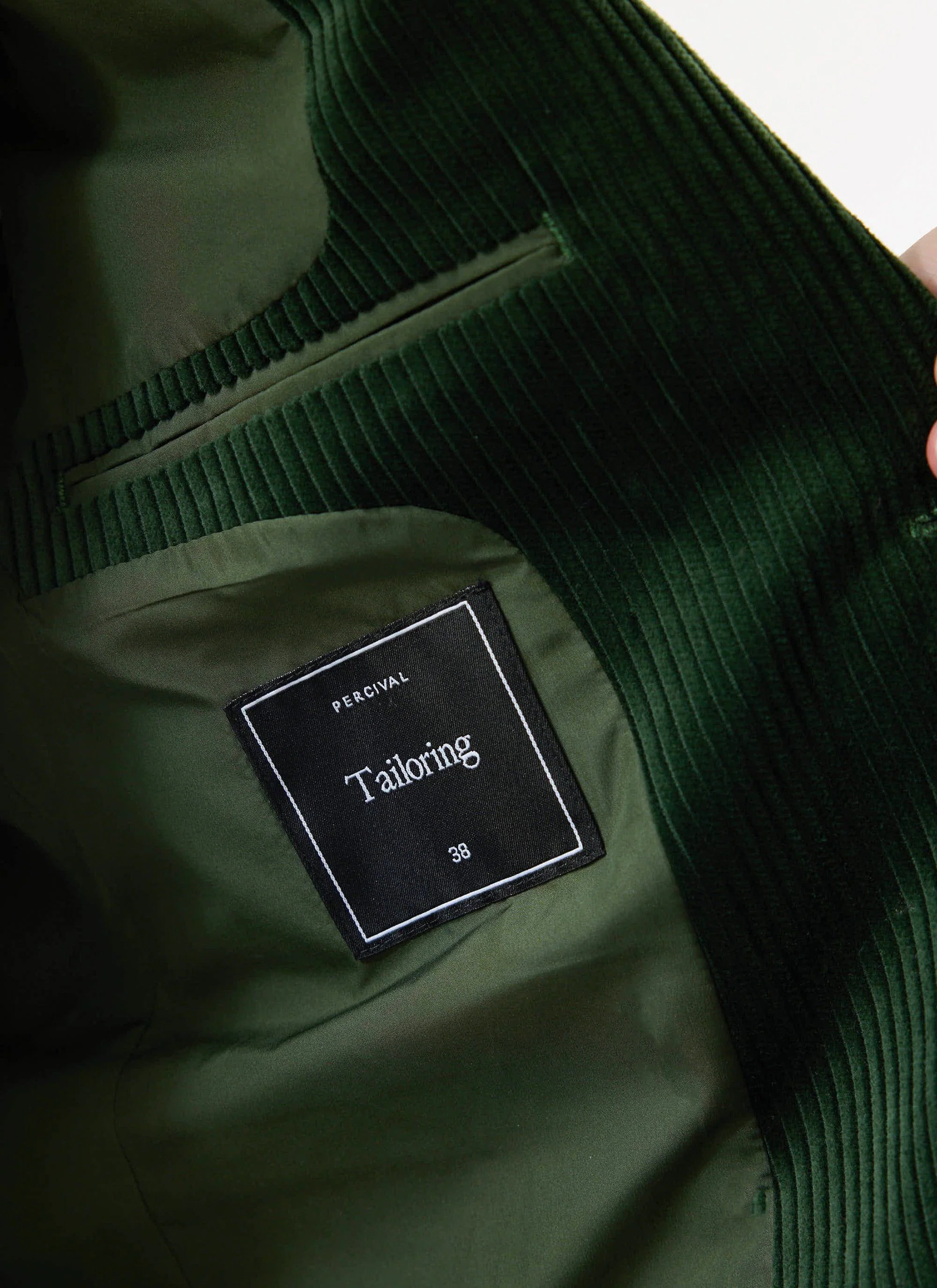Tailored Blazer | Chunky Cord | Forest - Image 9