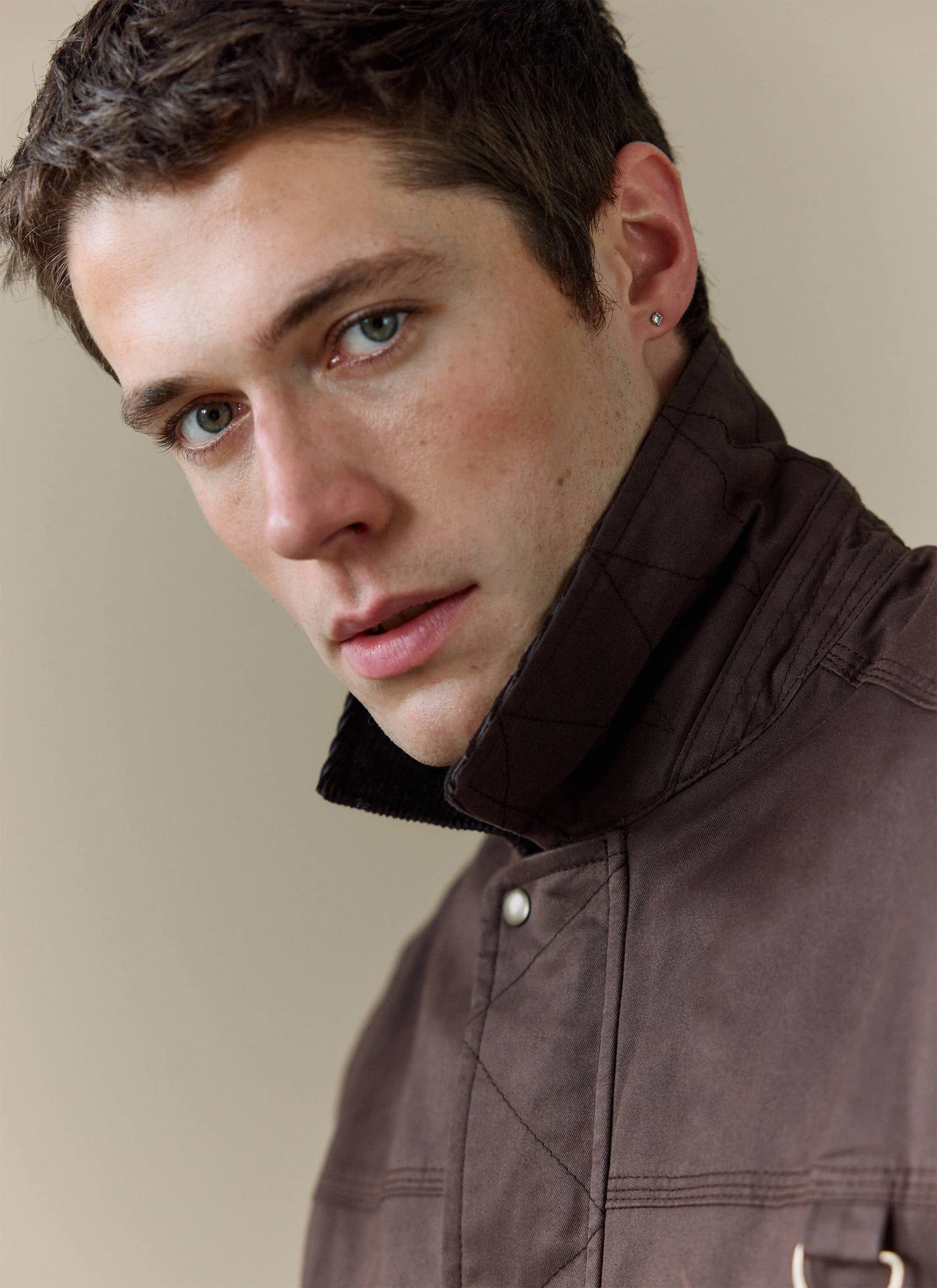 Wax Zip Jacket | Cotton | Espresso - Image 4