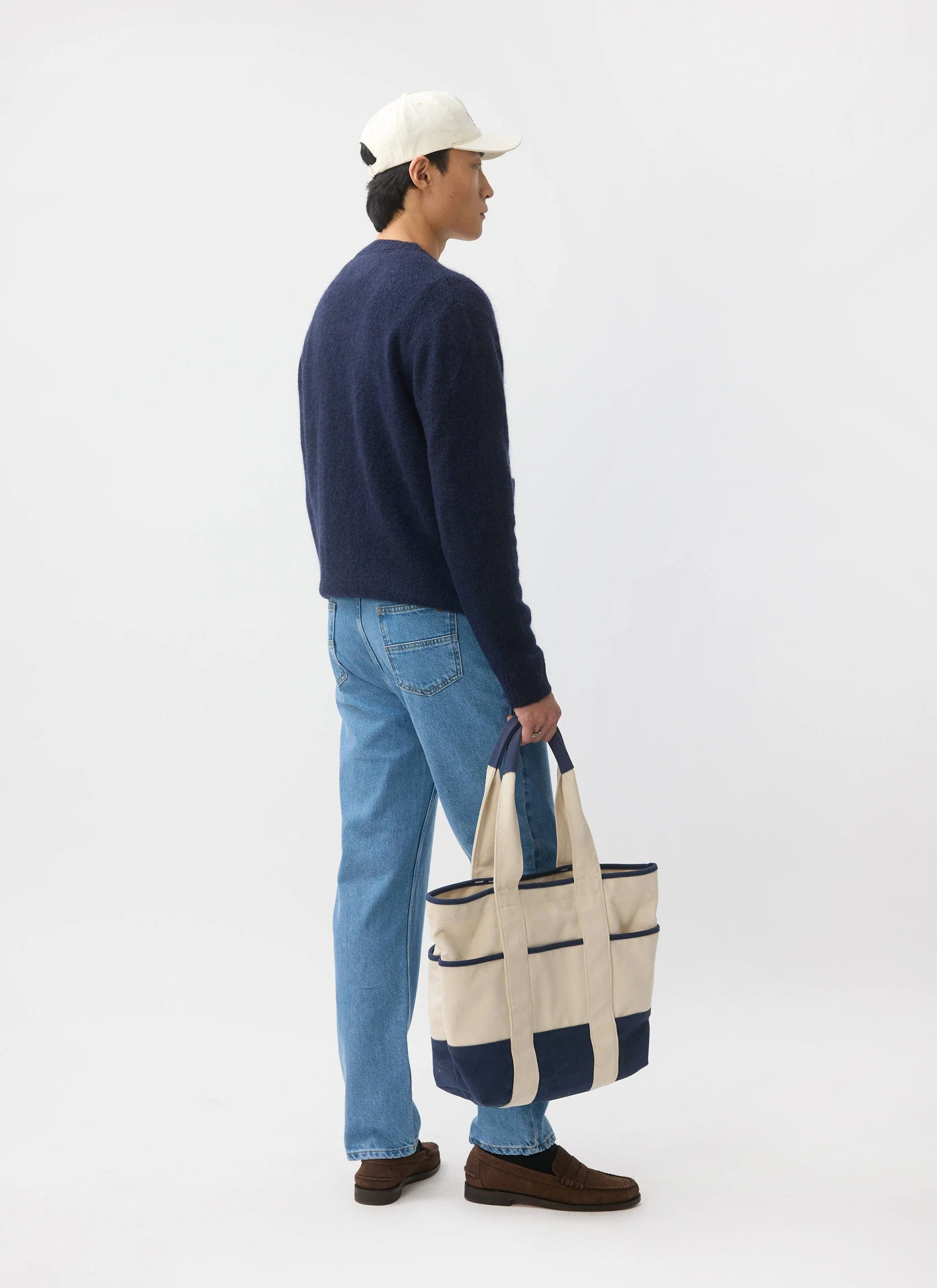 White Glove Cardigan | Mohair | Navy - Image 6